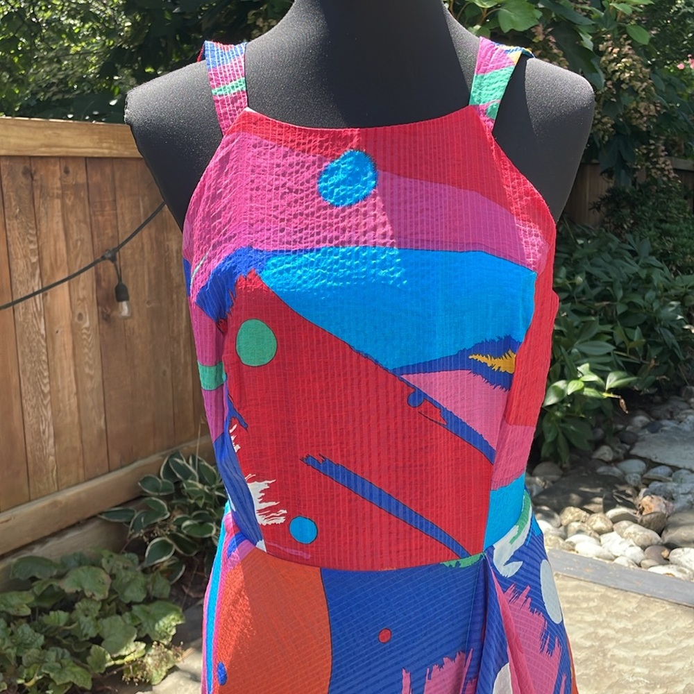 (NEW) Anthropologie Coconinno Jenine Maxi Dress - Miami Vibes - Picture 8 of 16